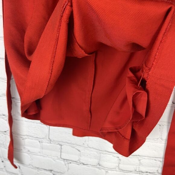 Banana Republic Orange Lined Belted Skirt NWT - Picture 6 of 7